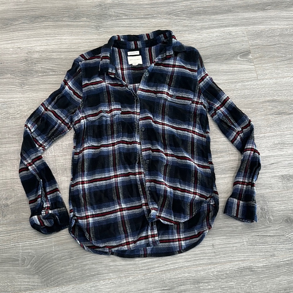 American Eagle Ahh-maxingly Soft Classic Plaid Shirt